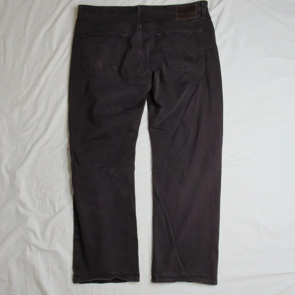 Adriano Goldschmied AG THE GRADUATE Tailored Leg Purple Jeans Men's 38 x 32